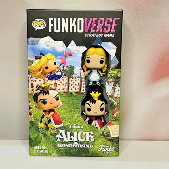 Funkoverse  Alice In Wonderland  Strategy Game 2 Pack Funko Games NWT - Picture 3 of 9